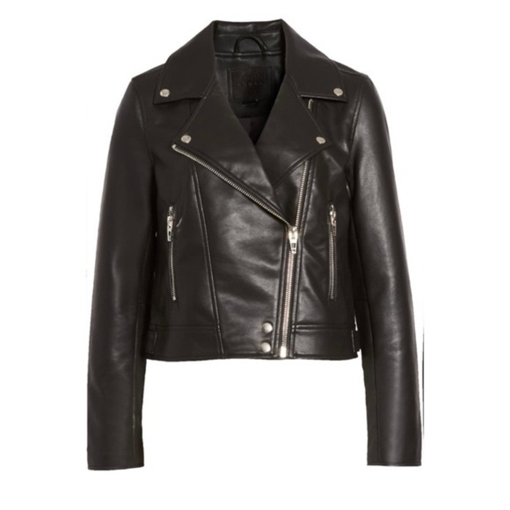 NWT BlankNYC vegan leather biker jacket